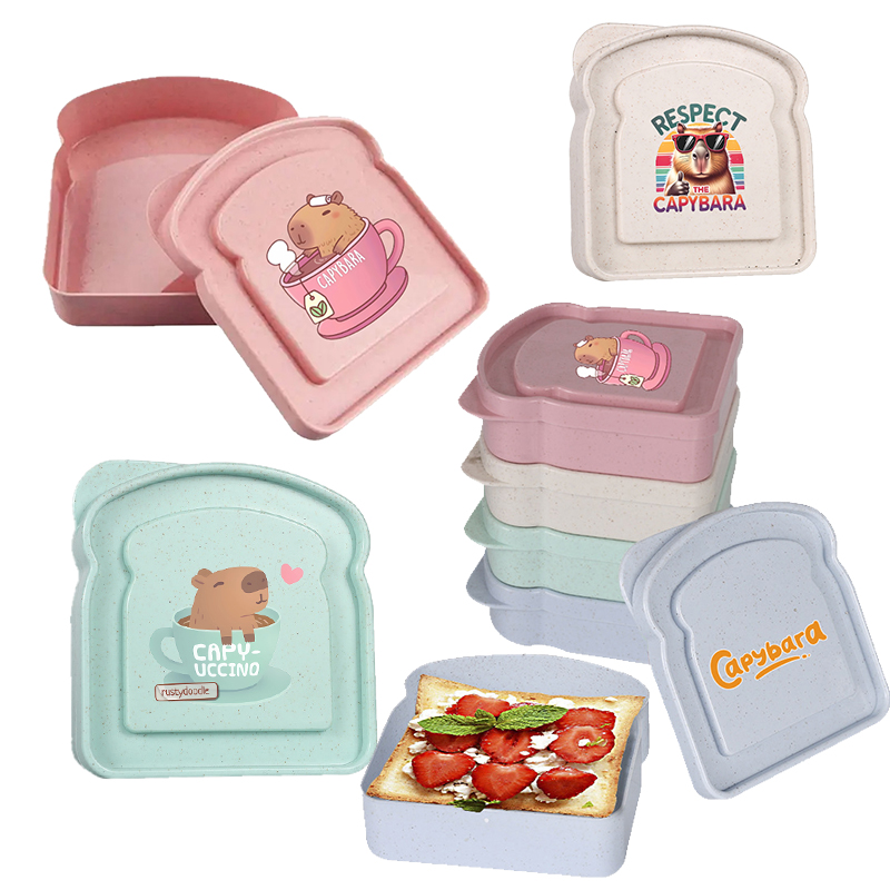 Food Storage Lunch Box - Pojemnik na kanapki z kapibarą, pojemnik