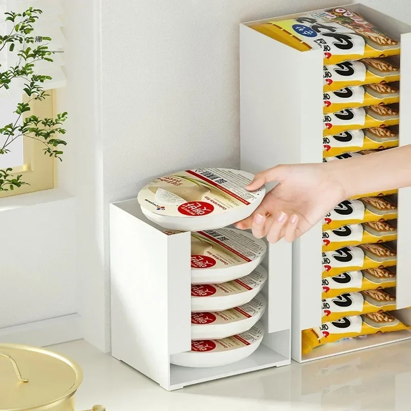 Stackable Pantry Bin - Pojemnik na makaron błyskawiczny, wielofunkcyjny organizer