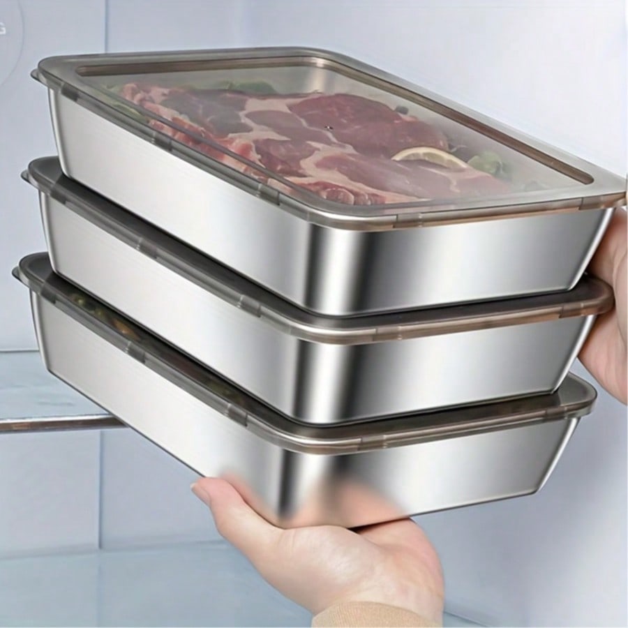 Food Storage Lunch Box - 6 sztuk (3 pudełka + 3