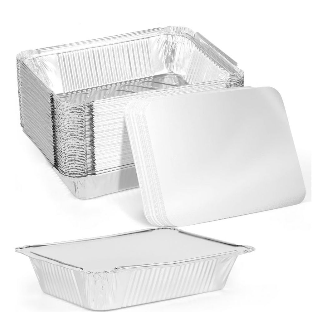 Food Storage Table - 10 SZTUK Nowe z pokrywkami Tace