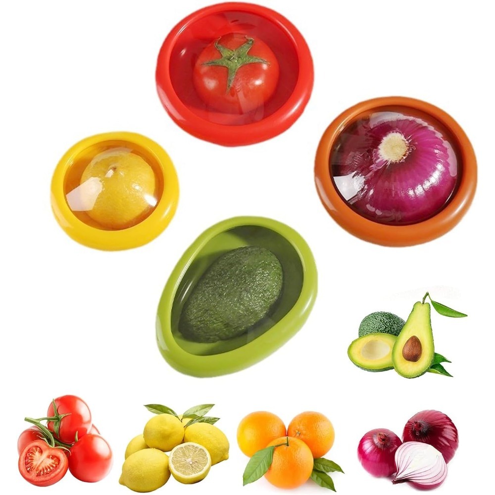 Food Storage Vegetables - Zestaw silikonowych pojemników do przechowywania owoców