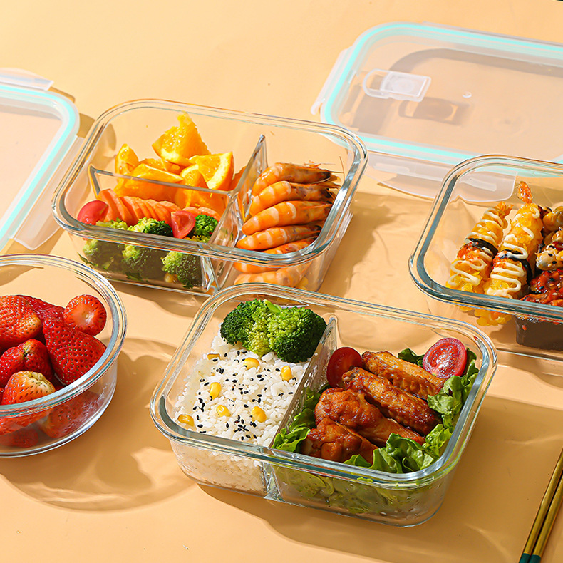 Food Storage Glass Box - Szklany pojemnik do przechowywania świeżej żywności,