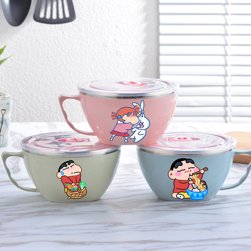 Food Storage Stainless Steel Containers - Miska na makaron Crayon Shin-chan, duża