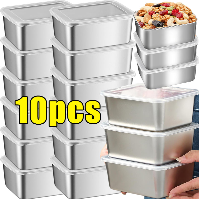 Food Storage Stainless Steel Containers - Pojemniki na żywność ze stali nierdzewnej