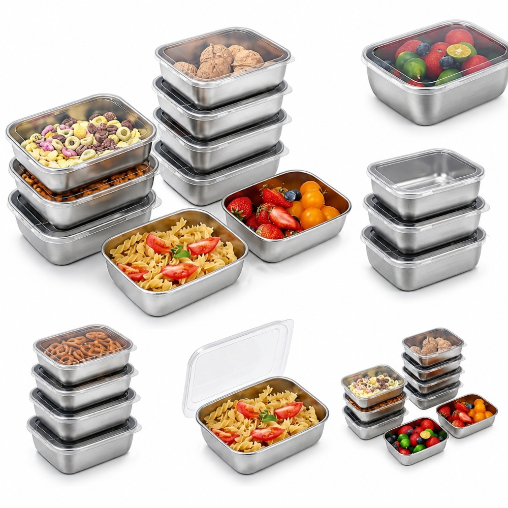 Food Storage Lunch Box - 6 SZT. Pojemników na żywność ze