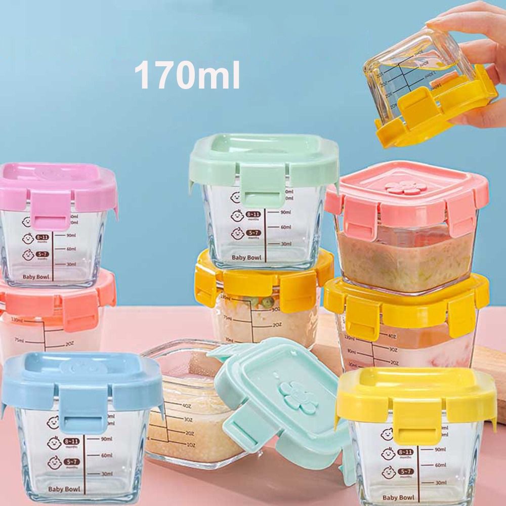 Food Storage Glass Box - 170ml szklany pudełko do przechowywania żywności