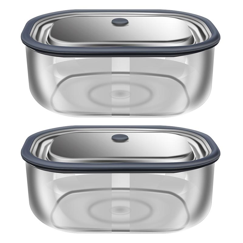 Food Storage With Glass Lids - Wysokiej jakości szkło borokrzemowe prostokąt pudełko