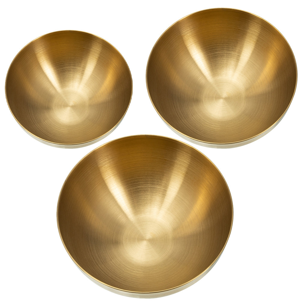 Food Storage Stainless Steel Containers - 3 sztuki misek ze stali nierdzewnej