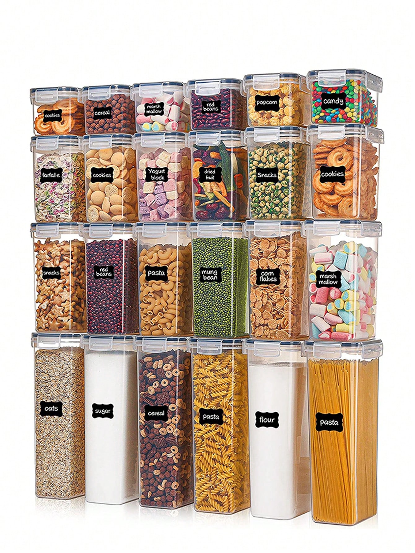 48 szt. Hermetycznych pojemnik – Food Storage Organization recenzja i cena