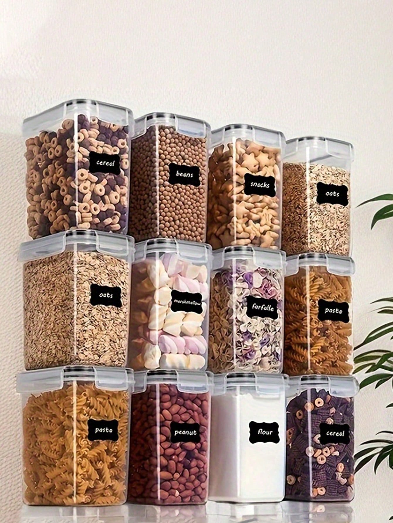 48 szt. Hermetycznych pojemnik – Food Storage Organization recenzja i cena