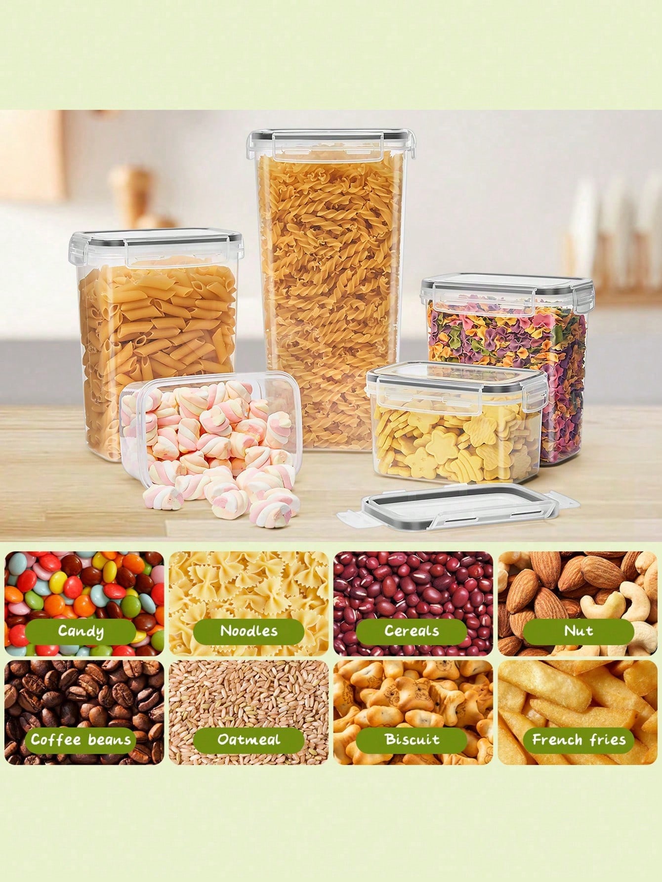 48 szt. Hermetycznych pojemnik – Food Storage Organization recenzja i cena