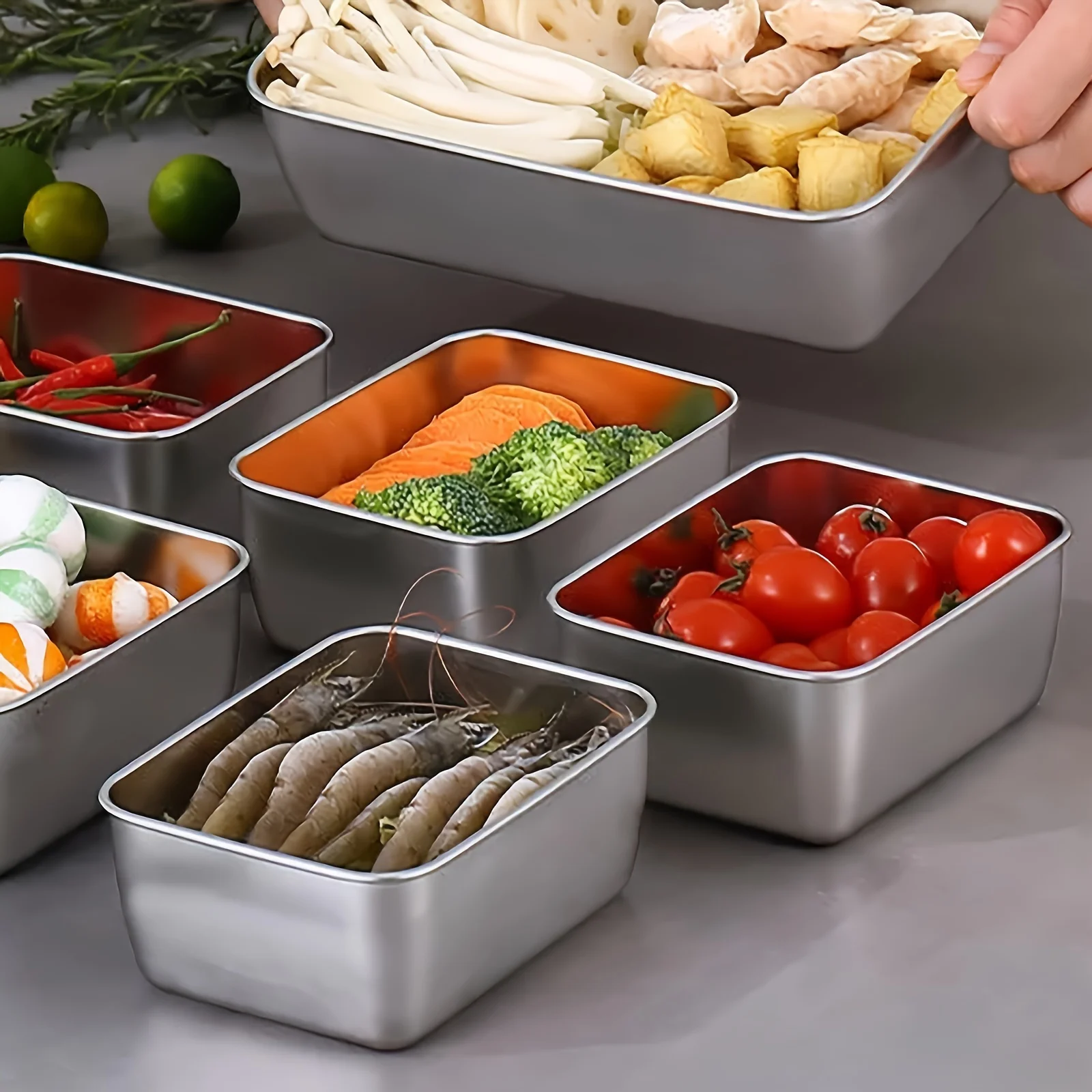 Zestaw pojemników na żywność z – Food Storage Aluminum Containers recenzja i cena