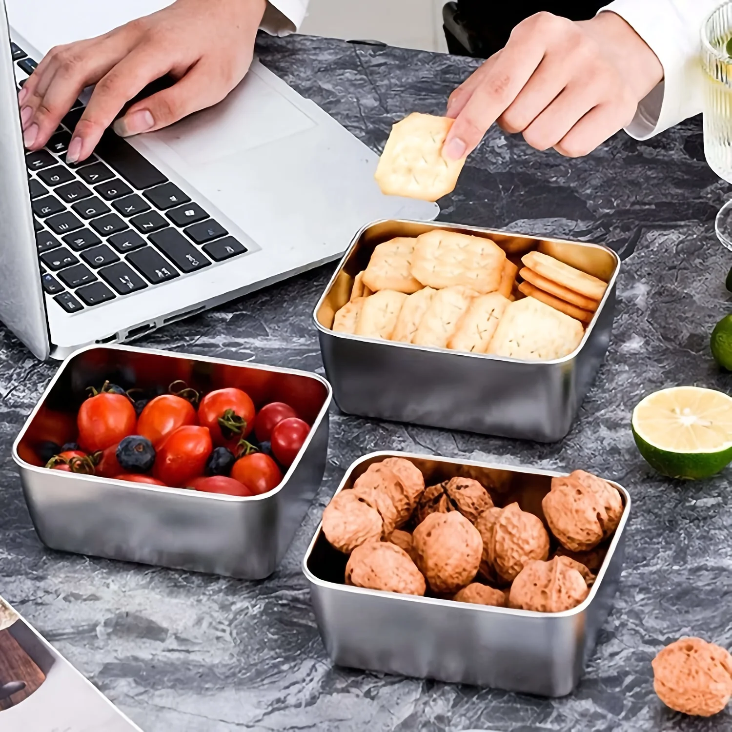 Zestaw pojemników na żywność z – Food Storage Aluminum Containers recenzja i cena