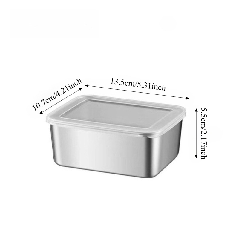 3/6 szt. Prostokątna pojemnik  – Food Storage Lunch Box recenzja i cena