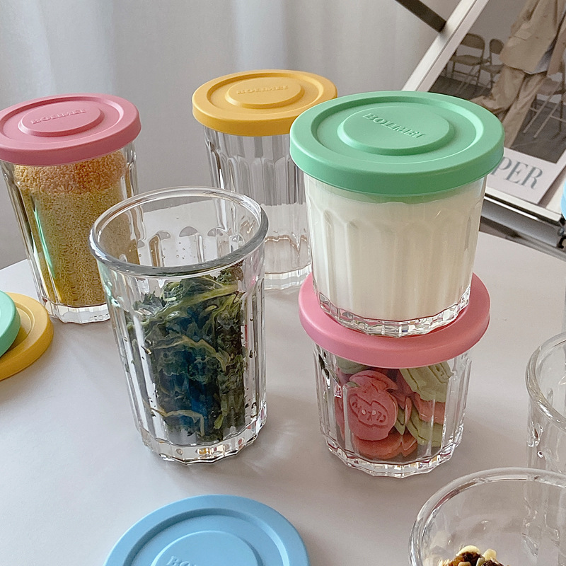 Kolorowe szklane etui zamknięt – Food Storage Glass Box recenzja i cena