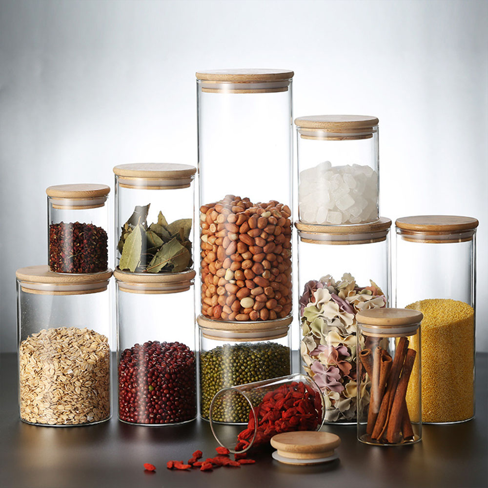 4/8szt 250ml 500ml 1000ml Szkl – Food Storage With Glass Lids recenzja i cena