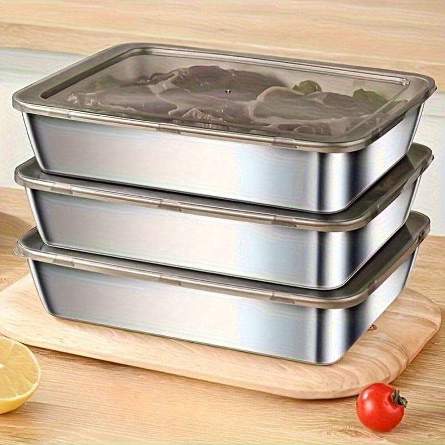 6 sztuk (3 pudełka + 3 pokrywk – Food Storage Lunch Box recenzja i cena