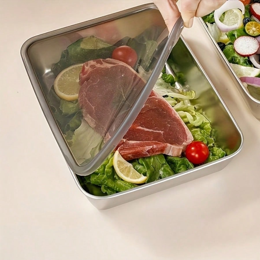 6 sztuk (3 pudełka + 3 pokrywk – Food Storage Lunch Box recenzja i cena
