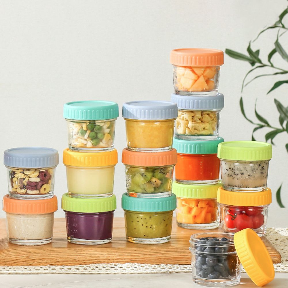 6 szt. Szklanych pojemników na – Food Storage With Glass Lids recenzja i cena
