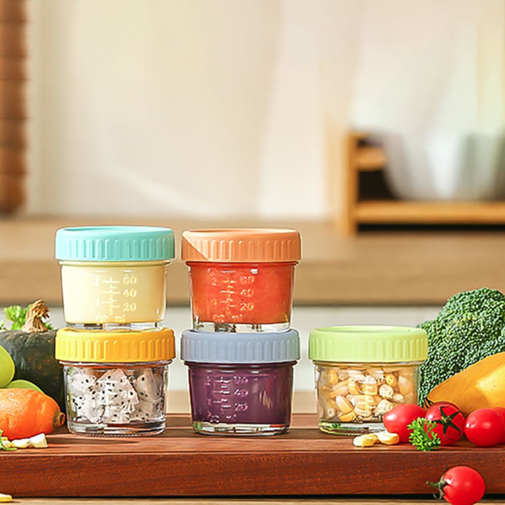6 szt. Szklanych pojemników na – Food Storage With Glass Lids recenzja i cena