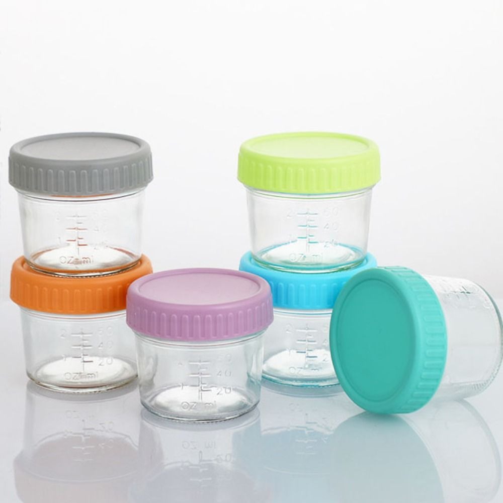 6 szt. Szklane słoiki na żywno – Food Storage With Glass Lids recenzja i cena