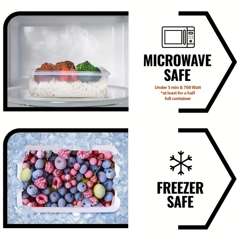 4-częściowy zestaw przezroczys – Food Storage Vegetables recenzja i cena