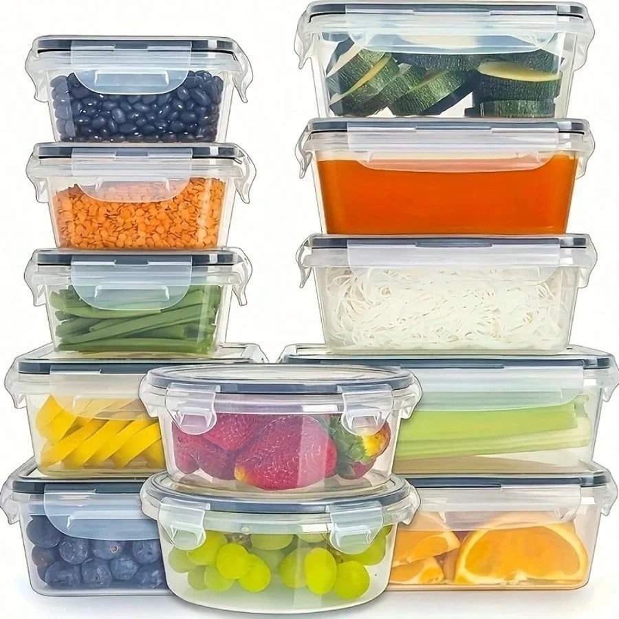12 plastikowych, szczelnych po – Food Storage Lunch Box recenzja i cena