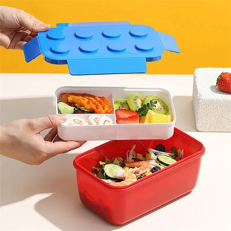 Pudełko na lunch DIY, klocki k – Food Storage Building recenzja i cena