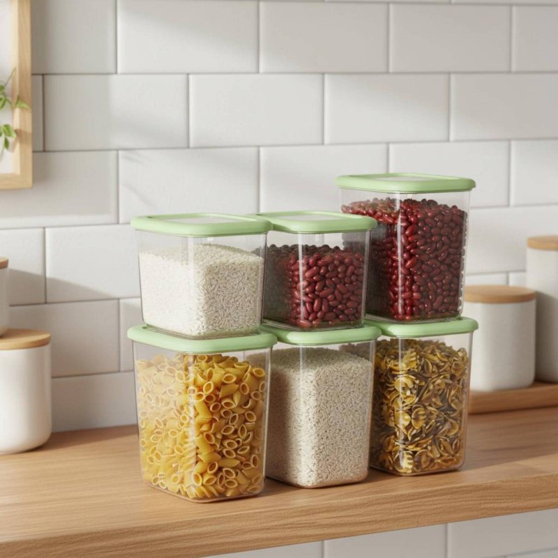 6-częściowy zestaw szczelnych  – Food Storage Organization recenzja i cena