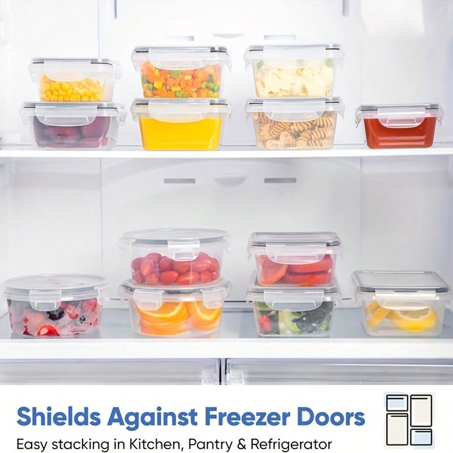 24-częściowy zestaw pojemników – Food Storage Lunch Box recenzja i cena