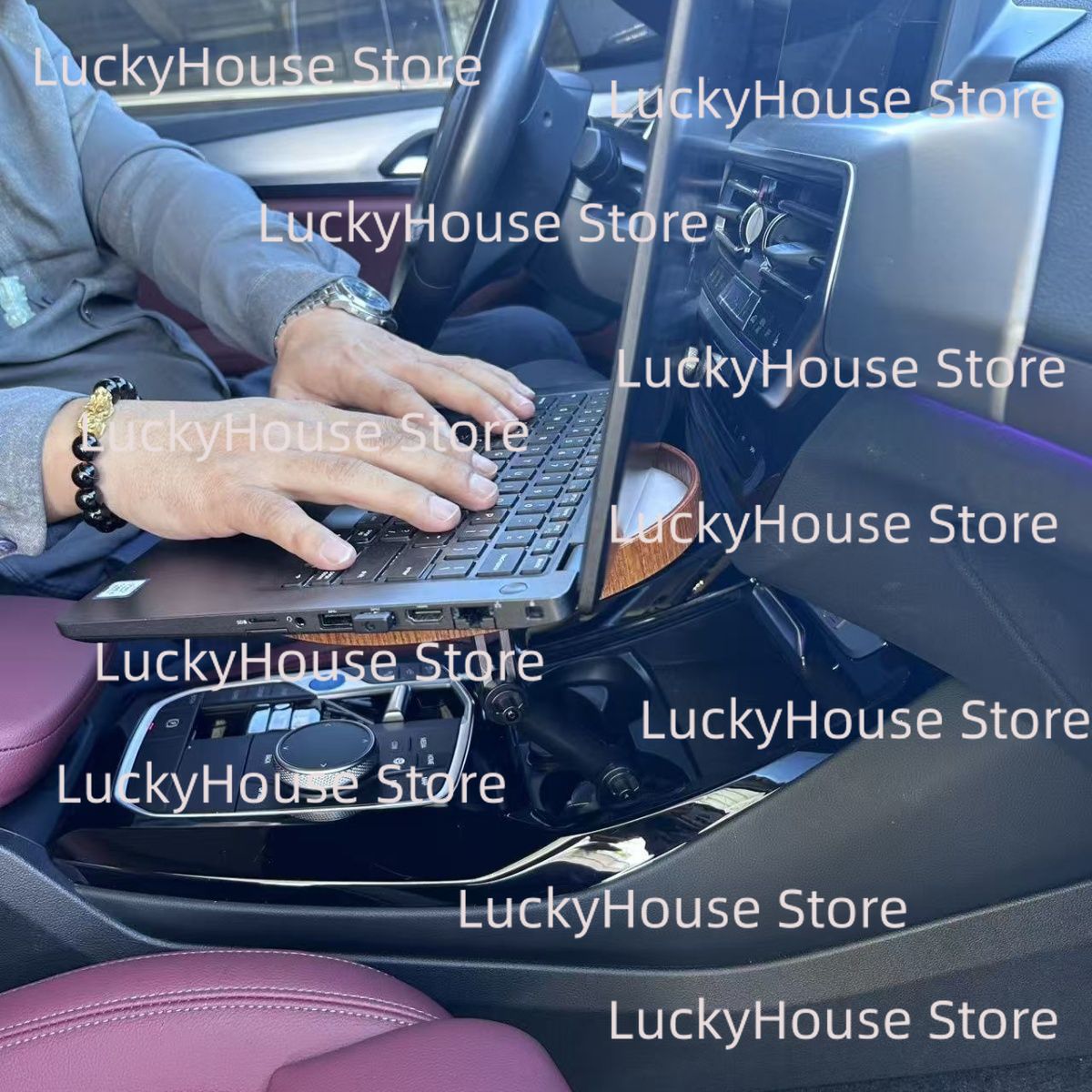 Uniwersalna drewniana taca sam – Food Storage Table recenzja i cena