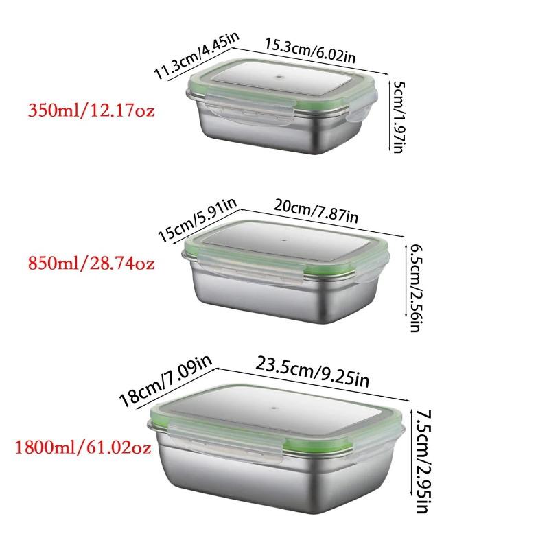 Zestaw pojemników na lunch ze  – Food Storage Lunch Box recenzja i cena
