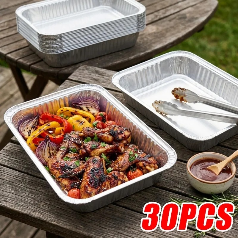 30 sztuk 830ml aluminiowych fo – Food Storage Aluminum Containers recenzja i cena