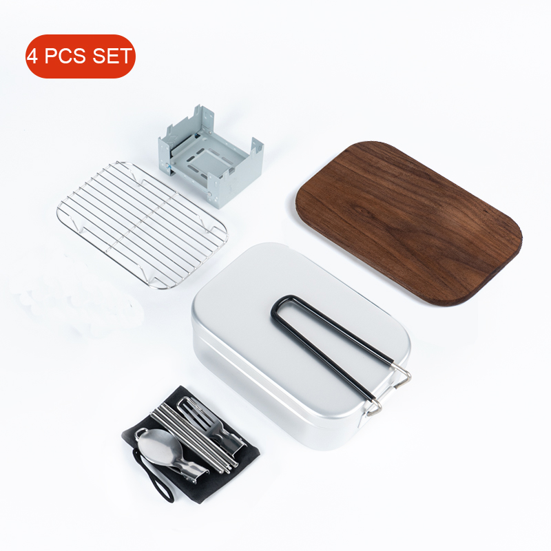 Pudełko na lunch ze stopu alum – Food Storage Aluminum Containers recenzja i cena