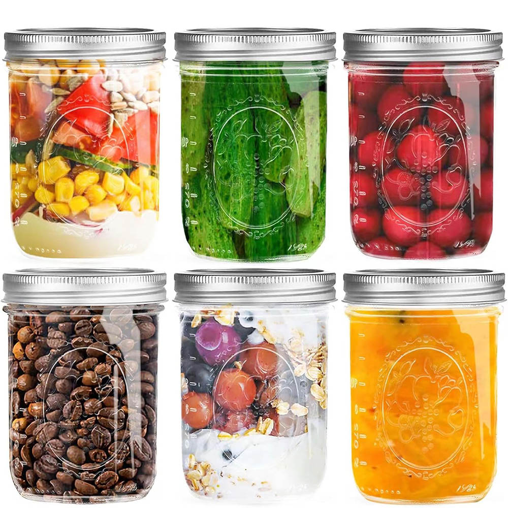 Słoiki Masona z szerokim otwor – Food Storage With Lids recenzja i cena