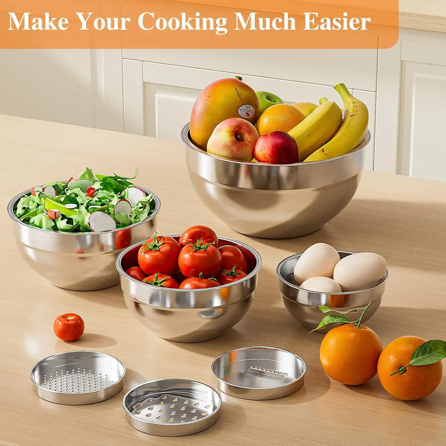 Zestaw 6 misek ze stali nierdz – Food Storage With Lids recenzja i cena