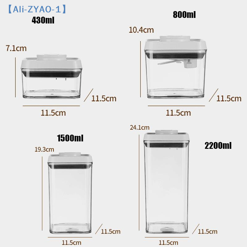 【ZYAO-1】1 szt. Pojemnik na zbo – Stackable Pantry Bin recenzja i cena
