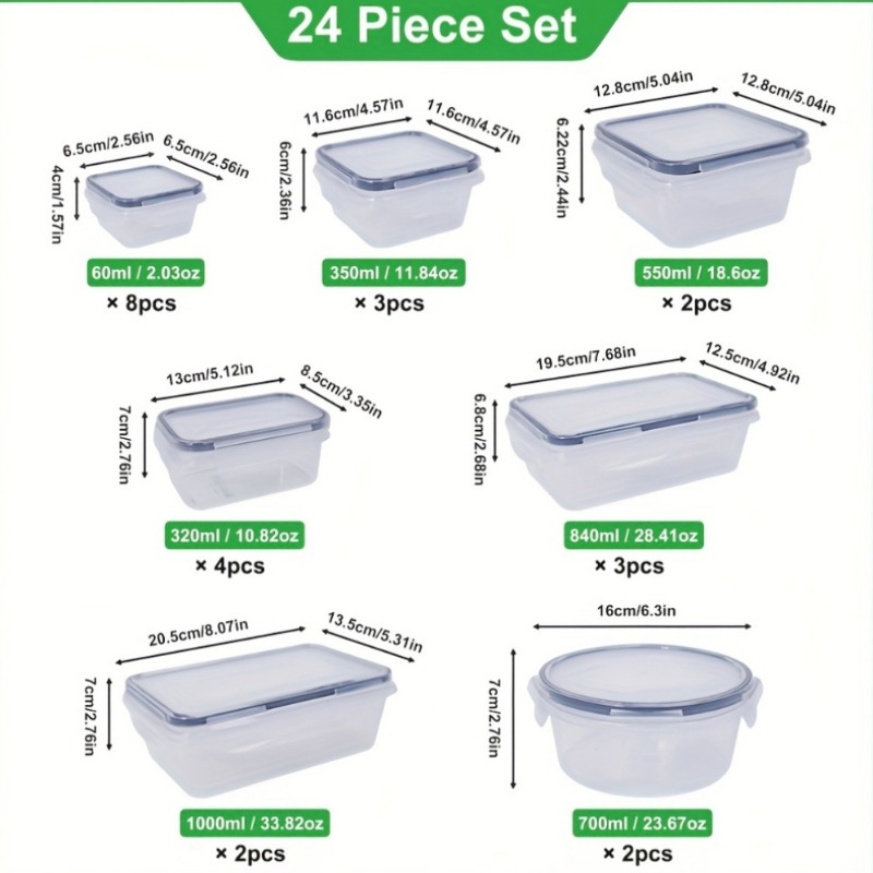 48-częściowy zestaw pojemników – Food Storage Ideas recenzja i cena