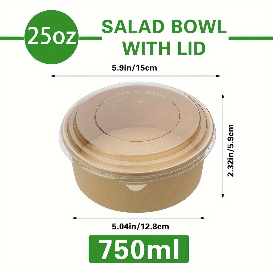Papierowe miseczki z pokrywkam – Food Storage Lunch Box recenzja i cena