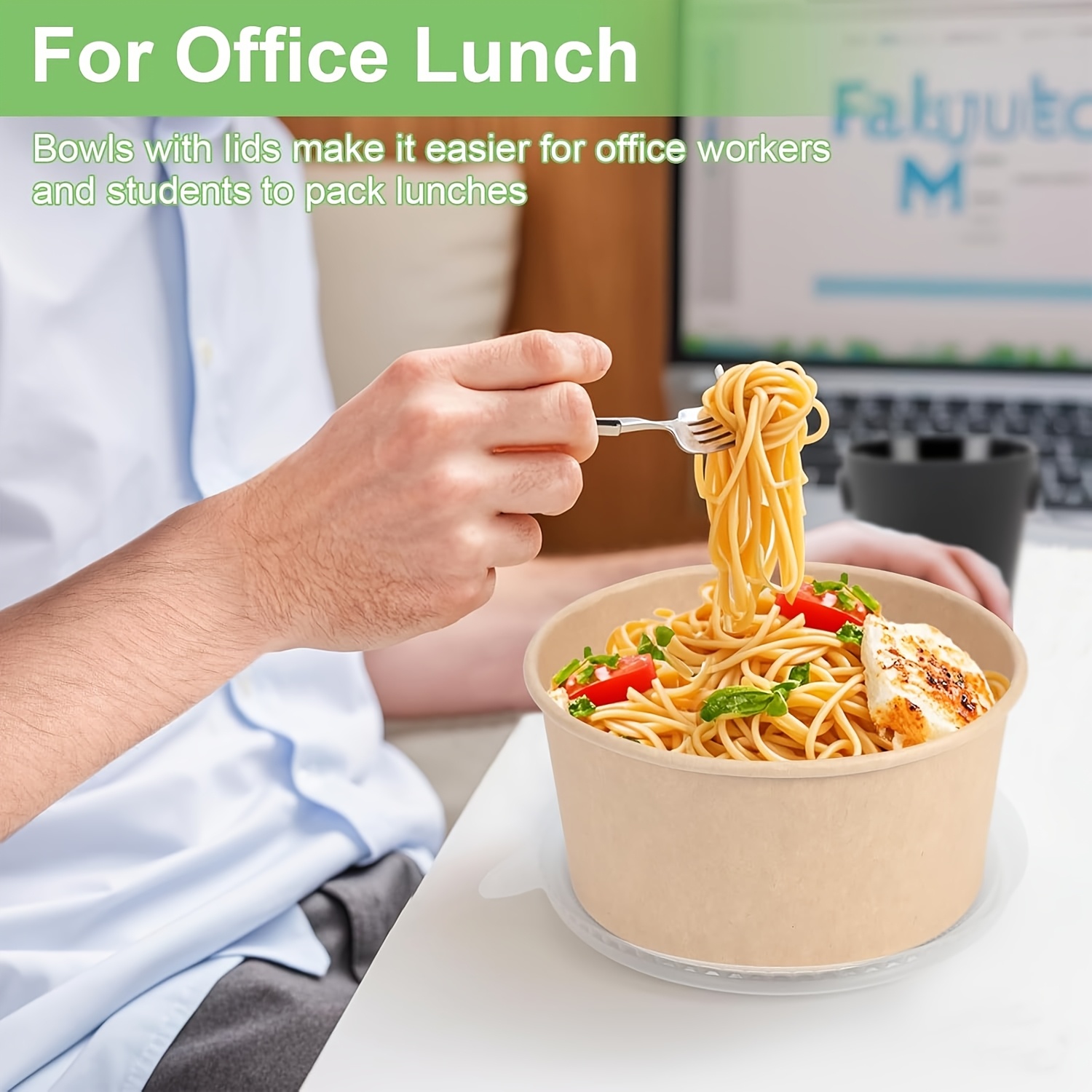 Papierowe miseczki z pokrywkam – Food Storage Lunch Box recenzja i cena