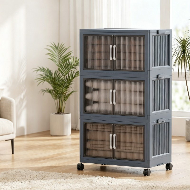 3-poziomowy składany plastikow – Stackable Pantry Bin recenzja i cena