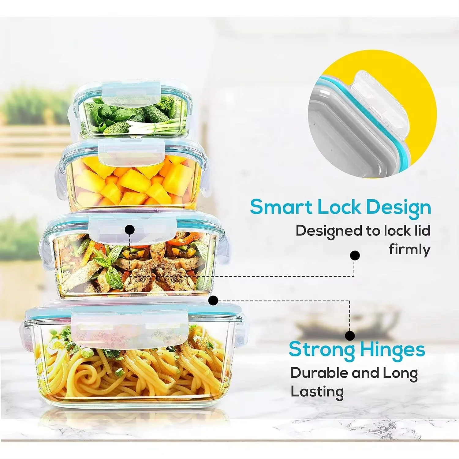 Szklane pudełko na lunch Pojem – Food Storage Glass Box recenzja i cena