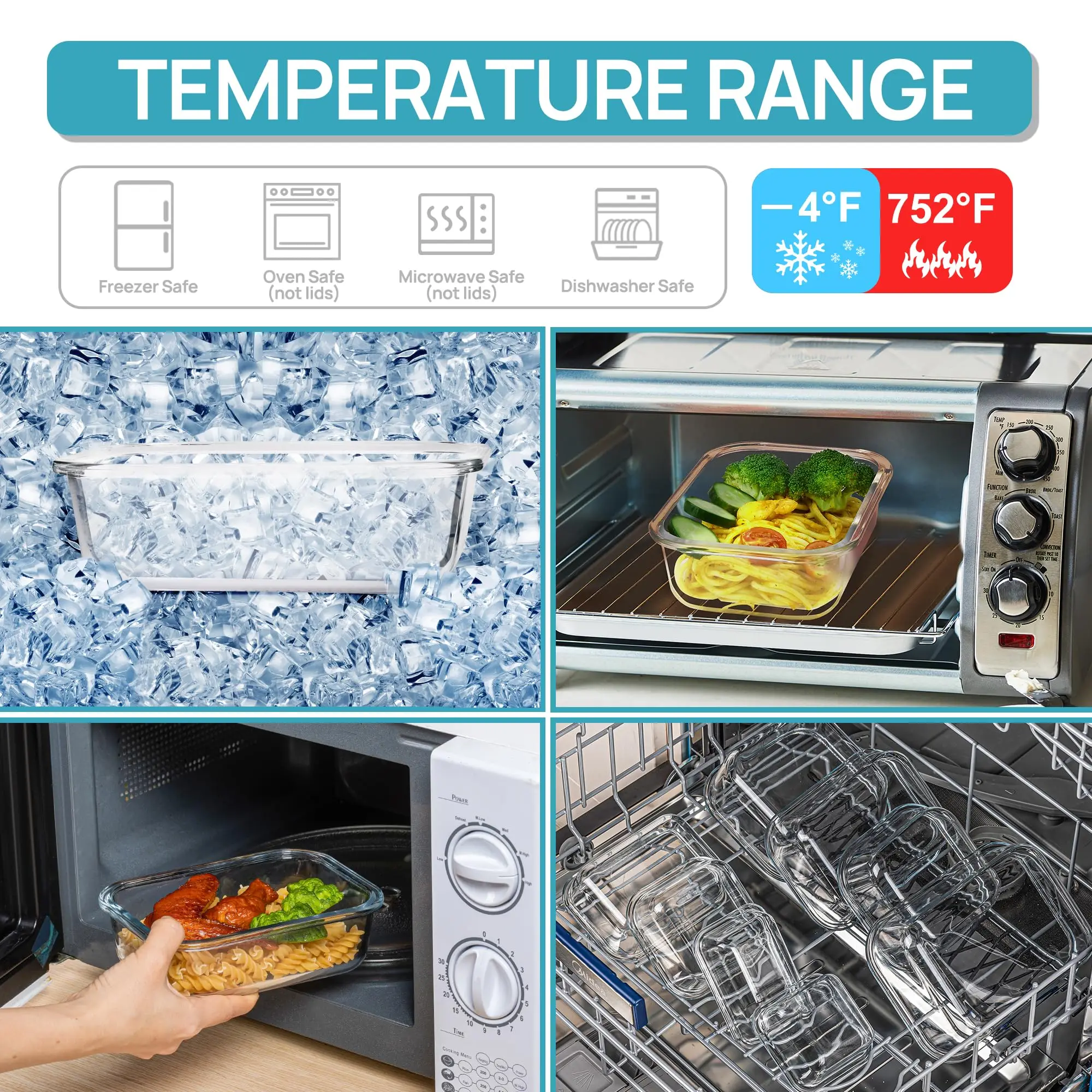 Szklane pudełko na lunch Pojem – Food Storage Glass Box recenzja i cena