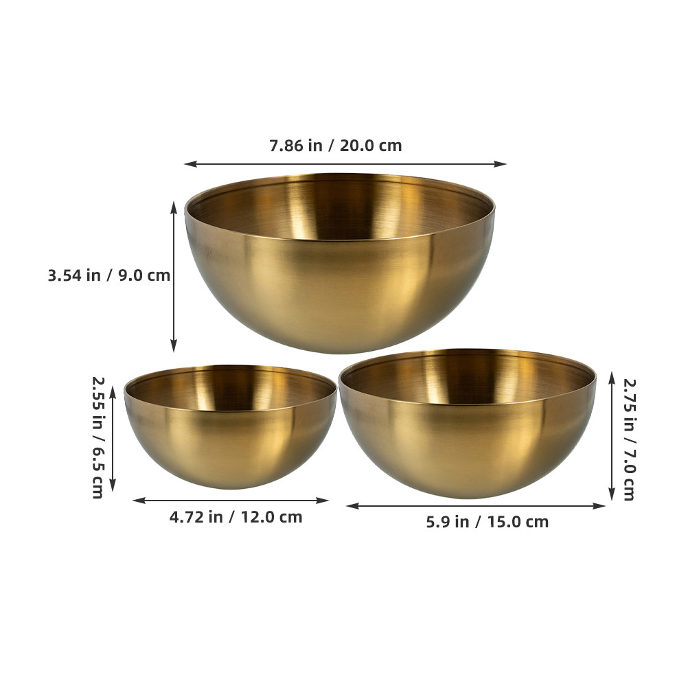 3 sztuki misek ze stali nierdz – Food Storage Stainless Steel Containers recenzja i cena