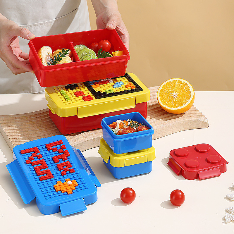 DIY klocki do budowy pudełko n – Food Storage Building recenzja i cena